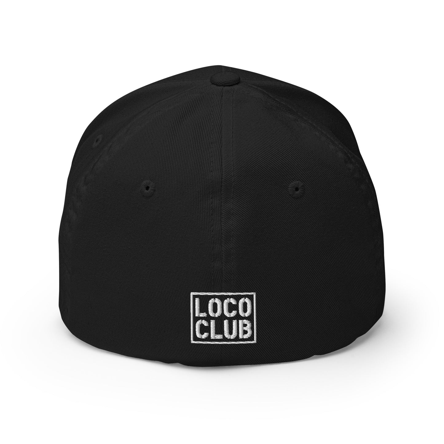 Loco Club Monogram Flexfit Hat, Black (2025)