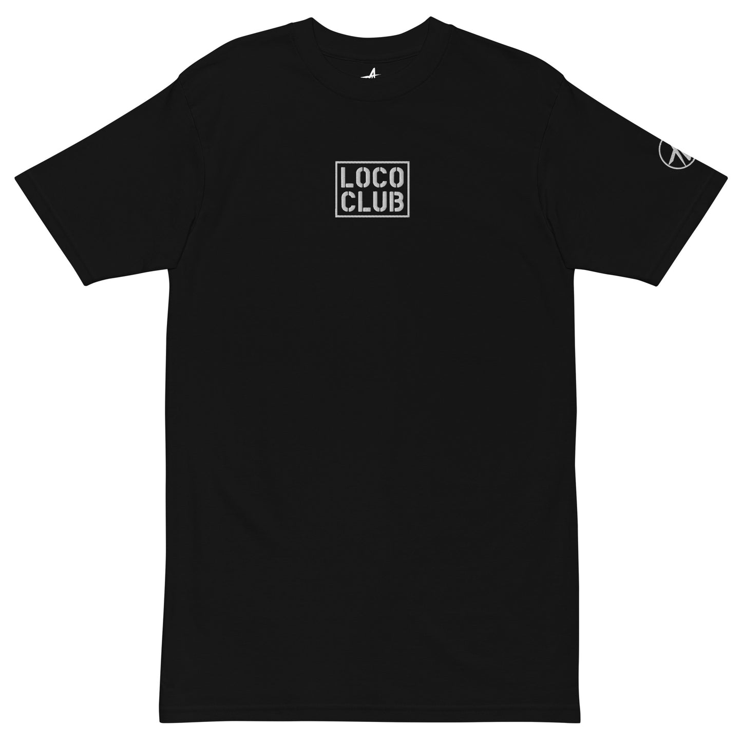 Loco Club Stamp Logo Embroidered Top, Black (2025)