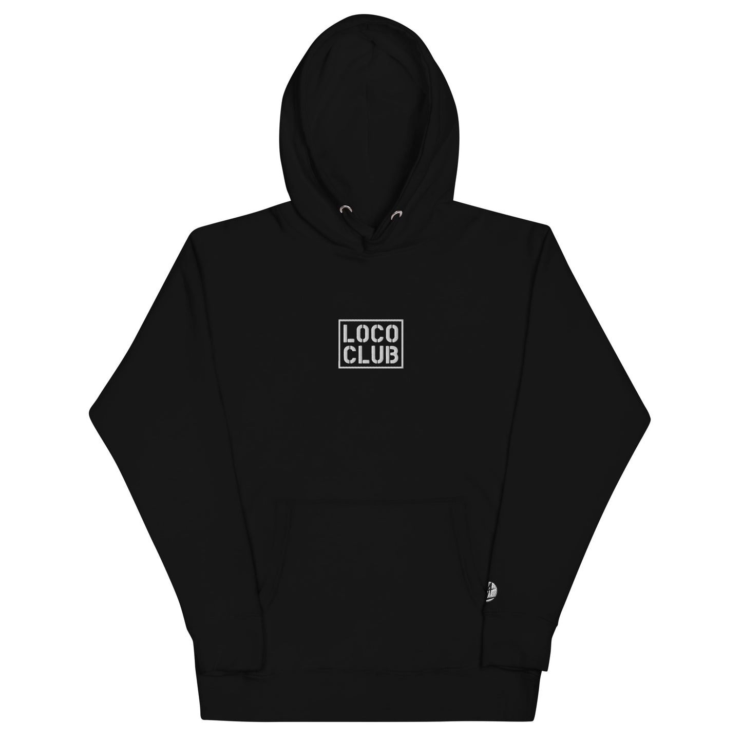 Loco Club Stamp Logo Hooded Sweatshirt, Black (2025)