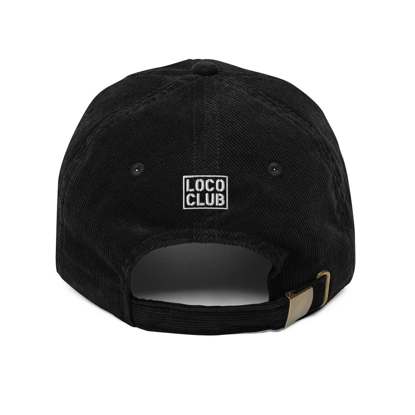 Loco Club Corduroy Dad Hat, Black (2025)