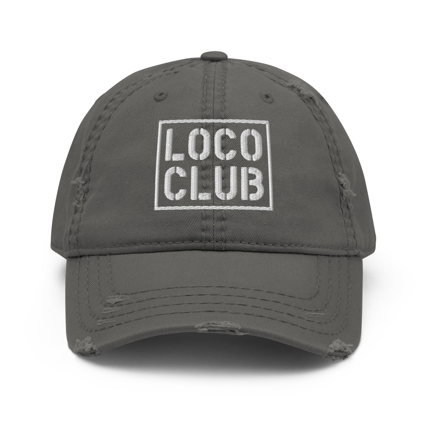 Loco Club D/D Stamp Logo Hat, Charcoal (2025)