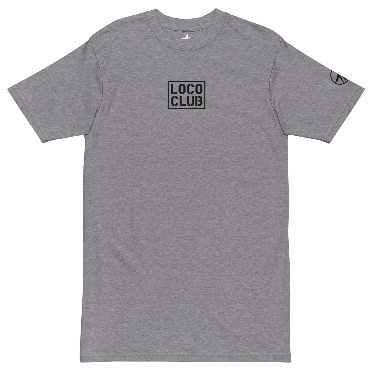 Loco Club Stamp Logo Embroidered Top, Light Heather Gray (2025)