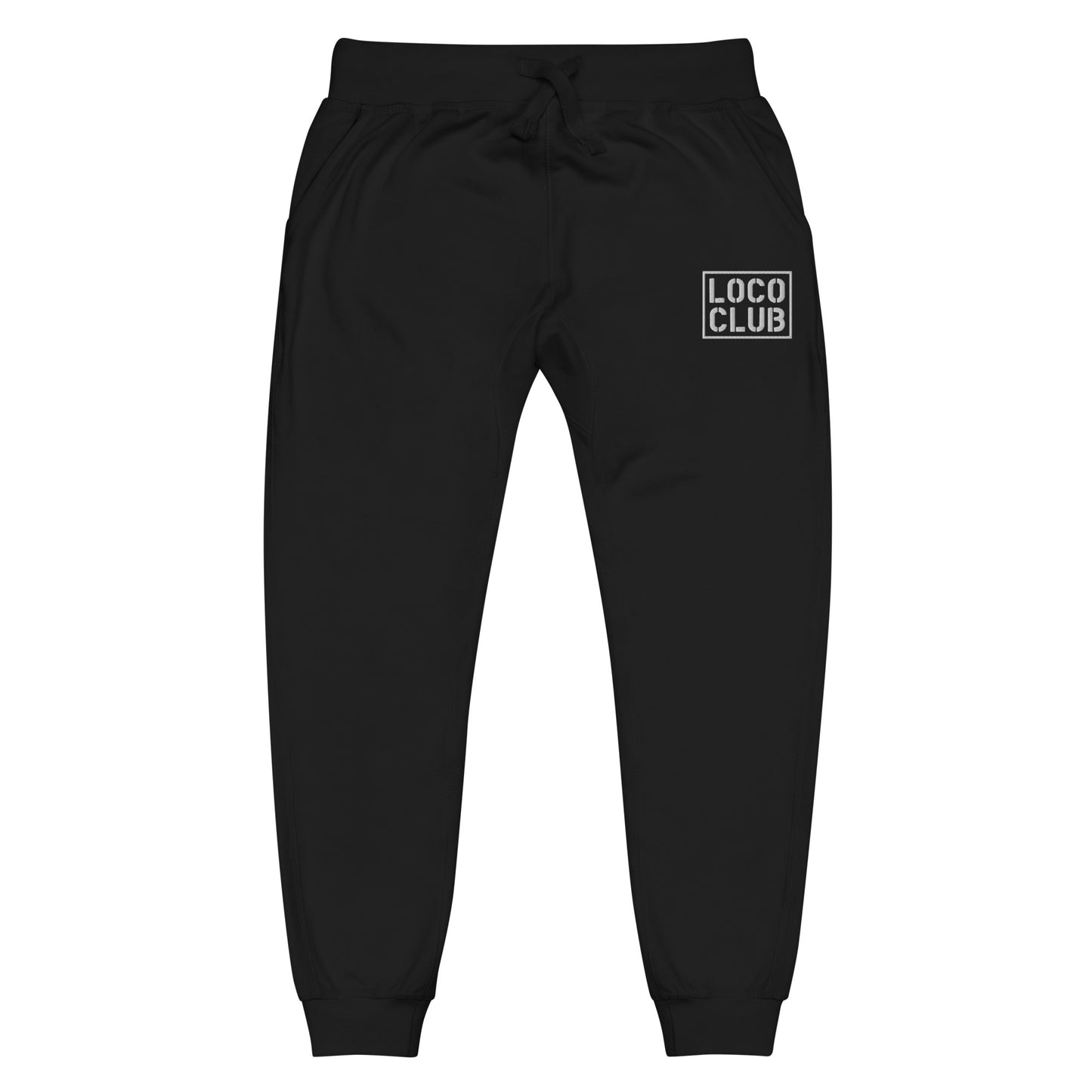 Loco Club Stamp Logo Fleece Joggers, Black (2025)
