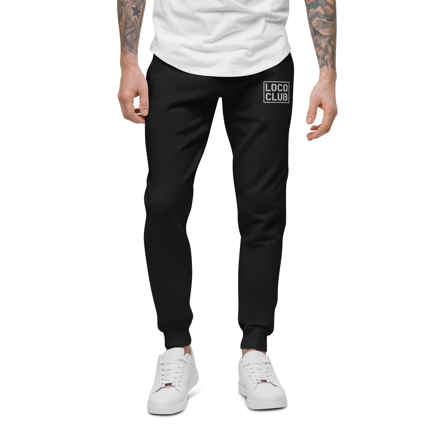 Loco Club Stamp Logo Fleece Joggers, Black (2025)