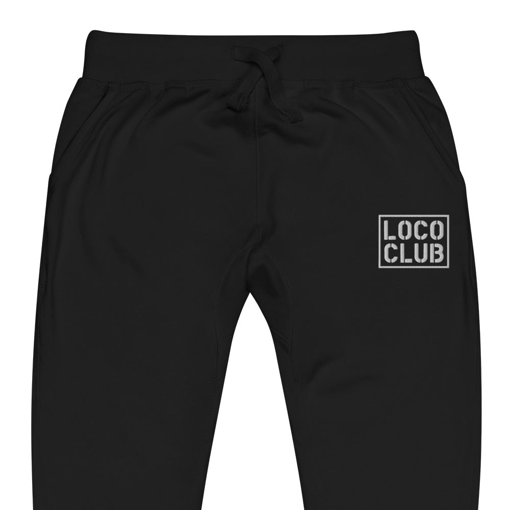 Loco Club Stamp Logo Fleece Joggers, Black (2025)