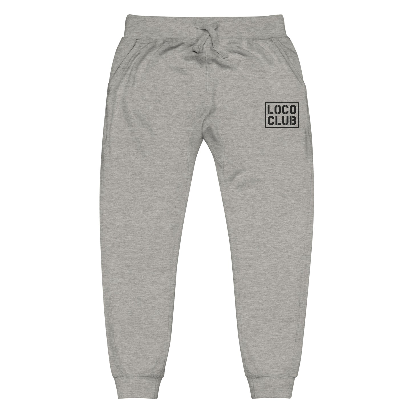 Loco Club Stamp Logo Fleece Joggers, Stone Gray (2025)