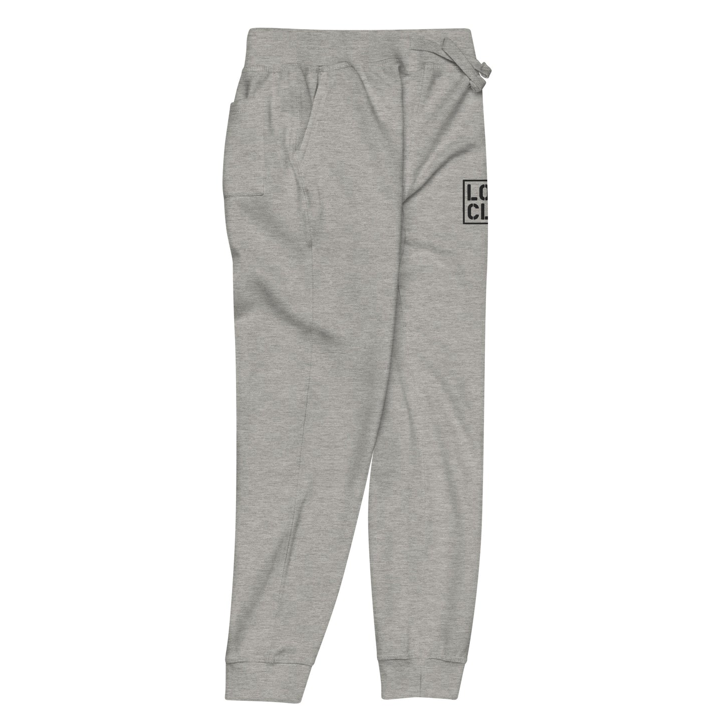 Loco Club Stamp Logo Fleece Joggers, Stone Gray (2025)