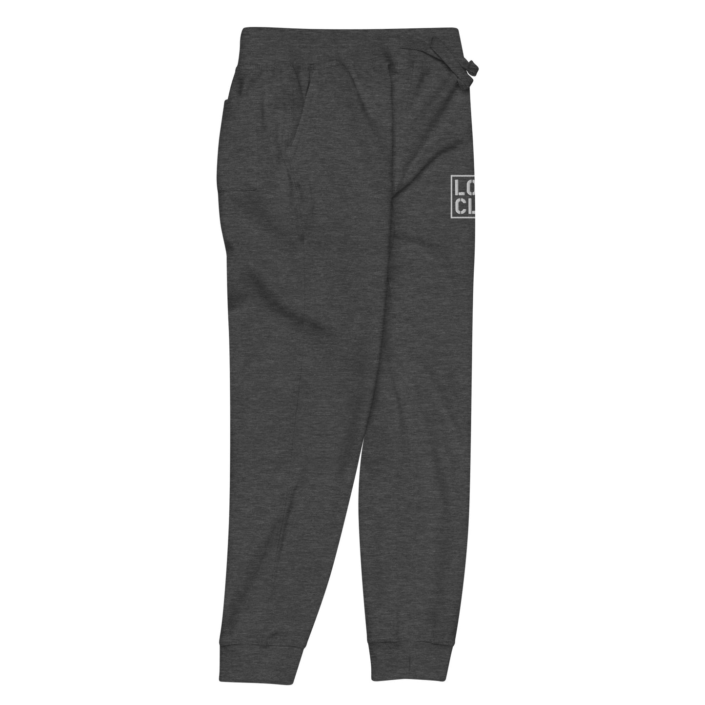 Loco Club Stamp Logo Fleece Joggers, Dark Heather (2025)