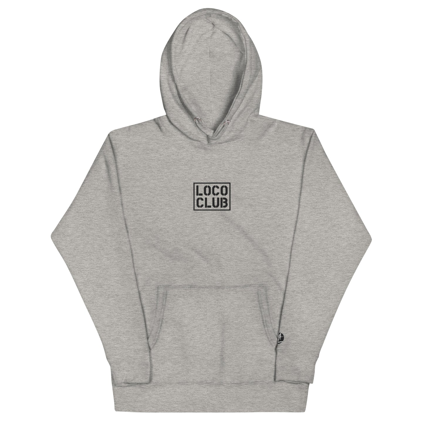 Loco Club Stamp Logo Hooded Sweatshirt, Stone Gray (2025)